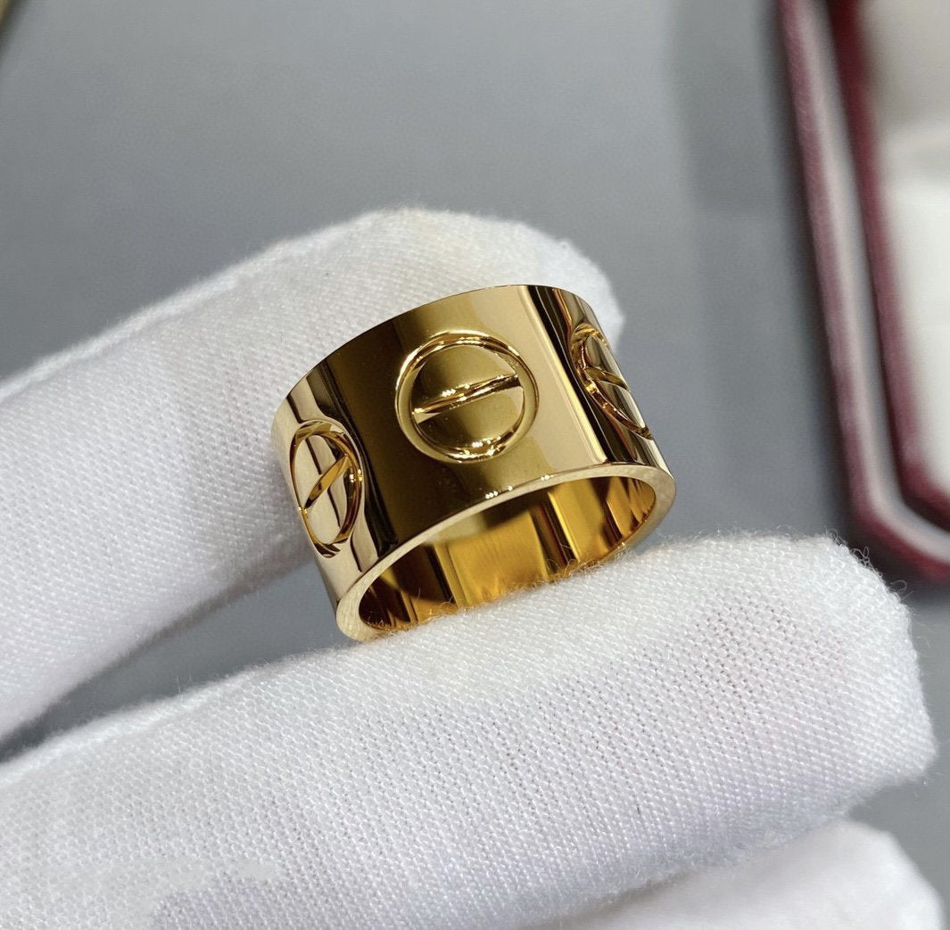 [Vintora]LOVE 11MM LARGE RING