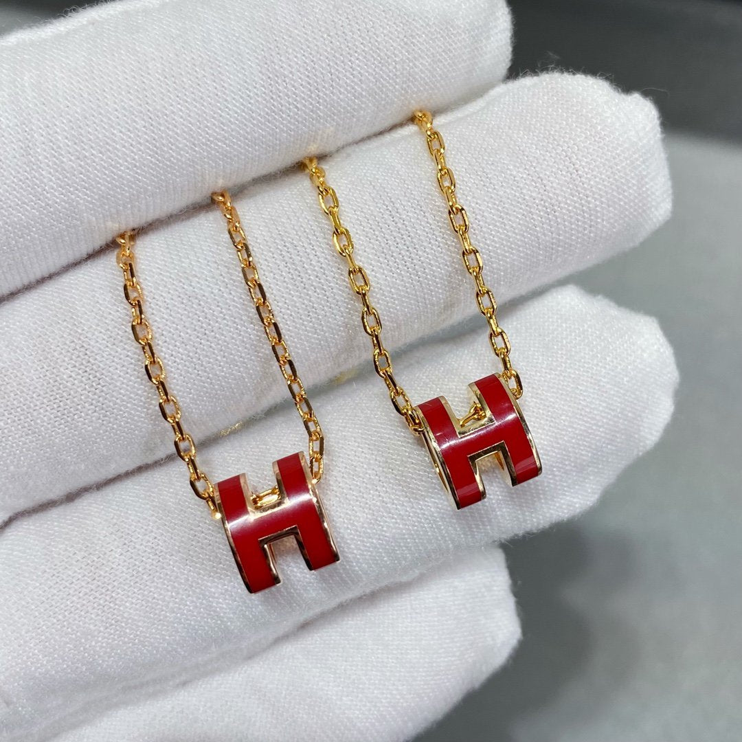 [Vintora]MINI POP H NECKLACE