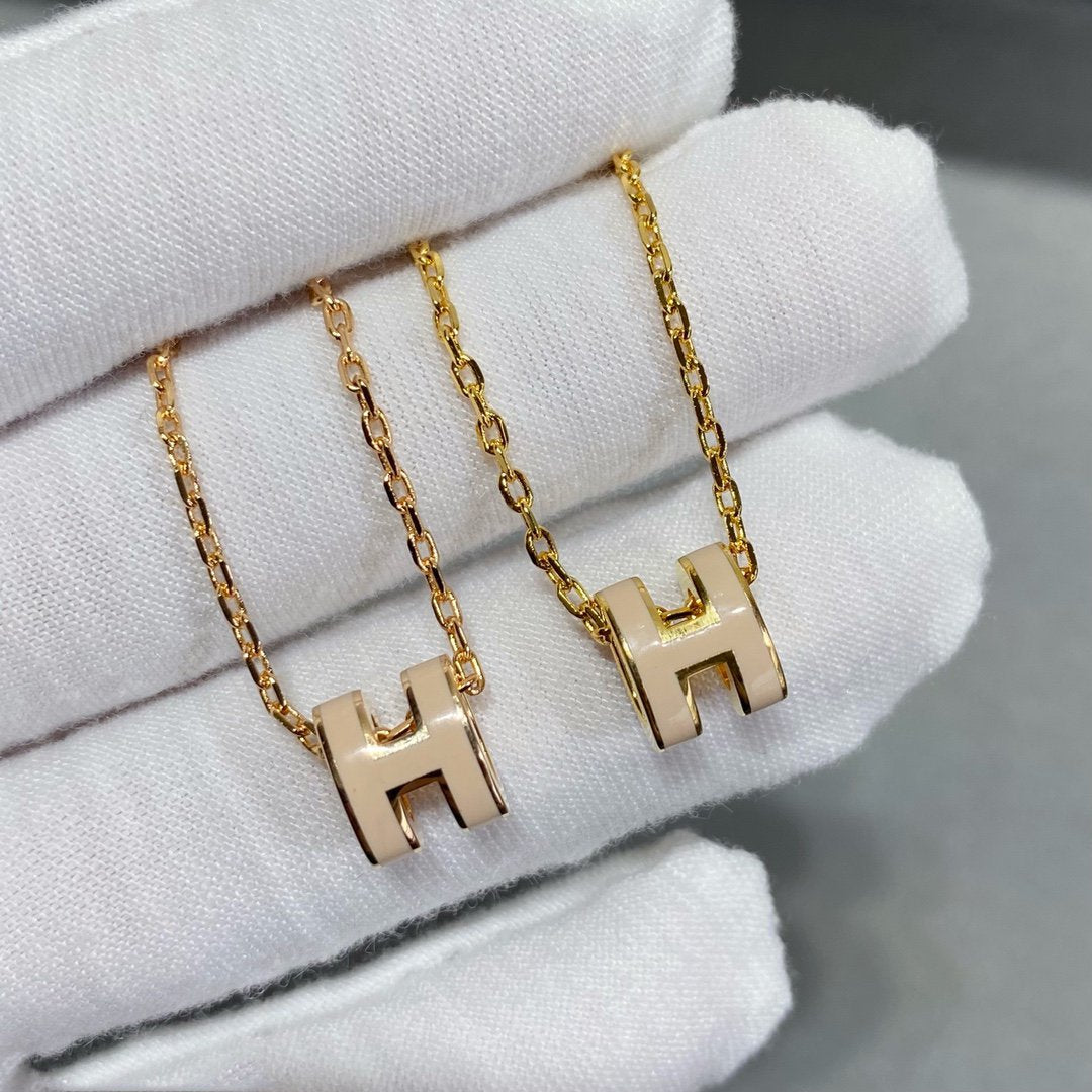 [Vintora]MINI POP H NECKLACE