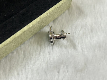 [Vintora]CLOVER PIETERSITE MEDIUM STUD EARRINGS