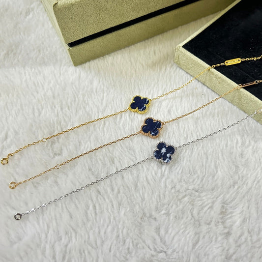 [Vintora]CLOVER 1 MOTIF PIETERSITE BRACELET