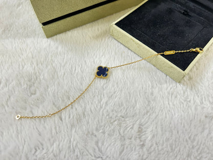 [Vintora]CLOVER 1 MOTIF PIETERSITE BRACELET