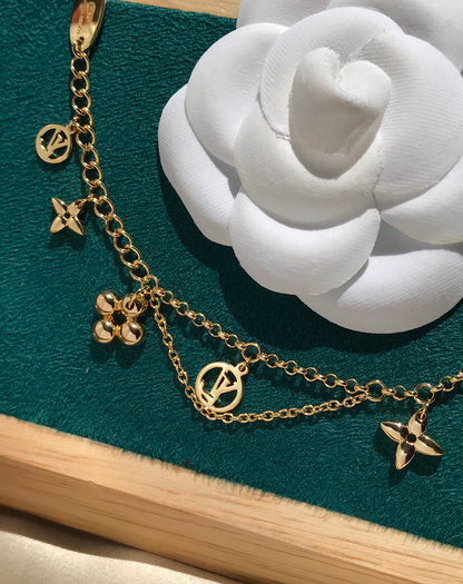 [Vintora]BLOOMING PINK GOLD MOP BRACELET