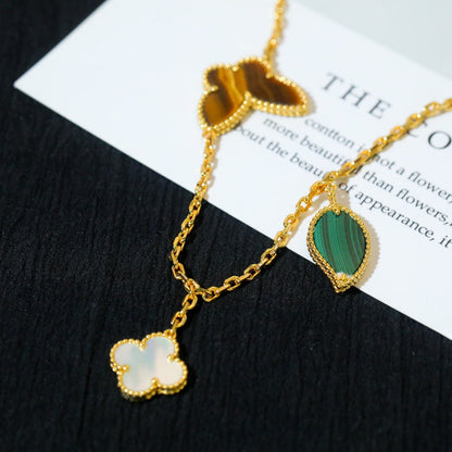 [Vintora]LUCKY SPRING 5 MOTIF GOLD BRACELET