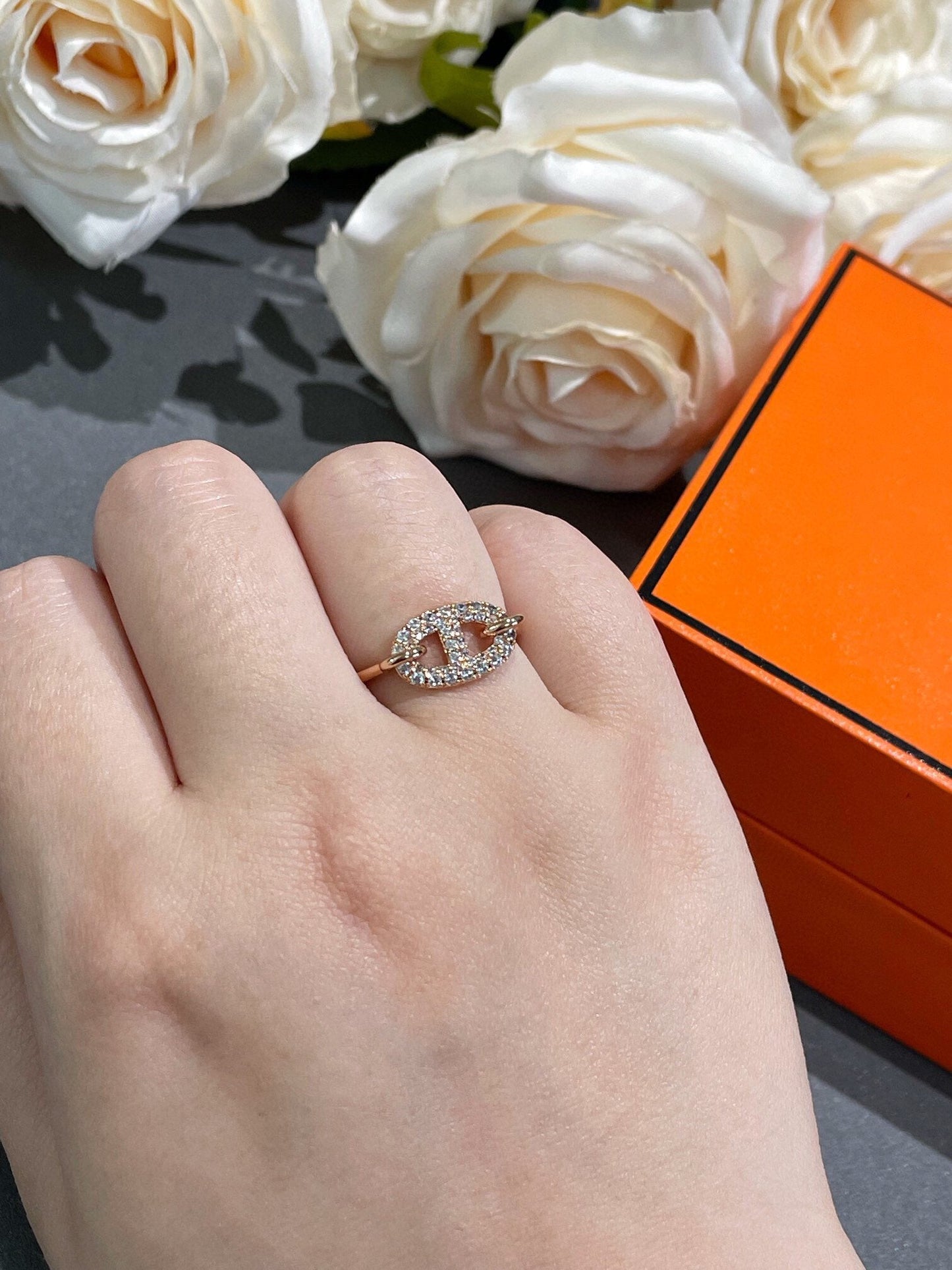 [Vintora]RONDE SMALL DIAMOND RING