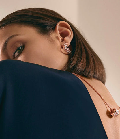 [Vintora]BEE LOVE DIAMOND HOOP EARRINGS