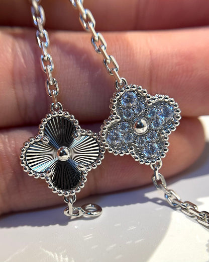 [Vintora] CLOVER 5 MOTIF LASER BRACELET COLLECTION