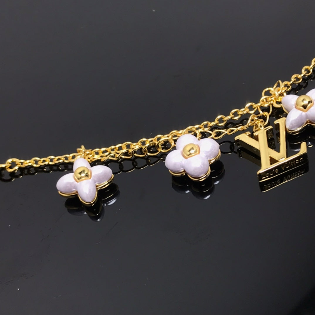 [Vintora]LOGO 6 MOTIF STAR AND SUN GOLD BRACELET