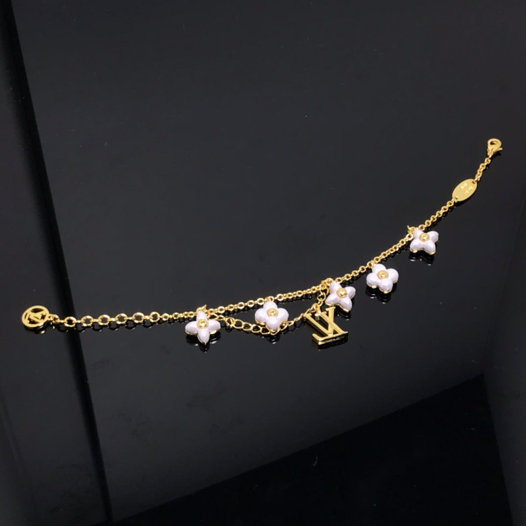 [Vintora]LOGO 6 MOTIF STAR AND SUN GOLD BRACELET