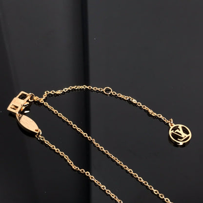 [Vintora]COLOR BLOSSOM PINK MOP SUN GOLD NECKLACE