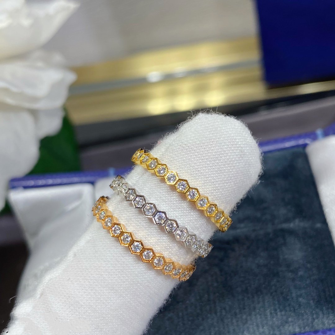 [Vintora]BEE LOVE DIAMOND PAVED SMALL RING