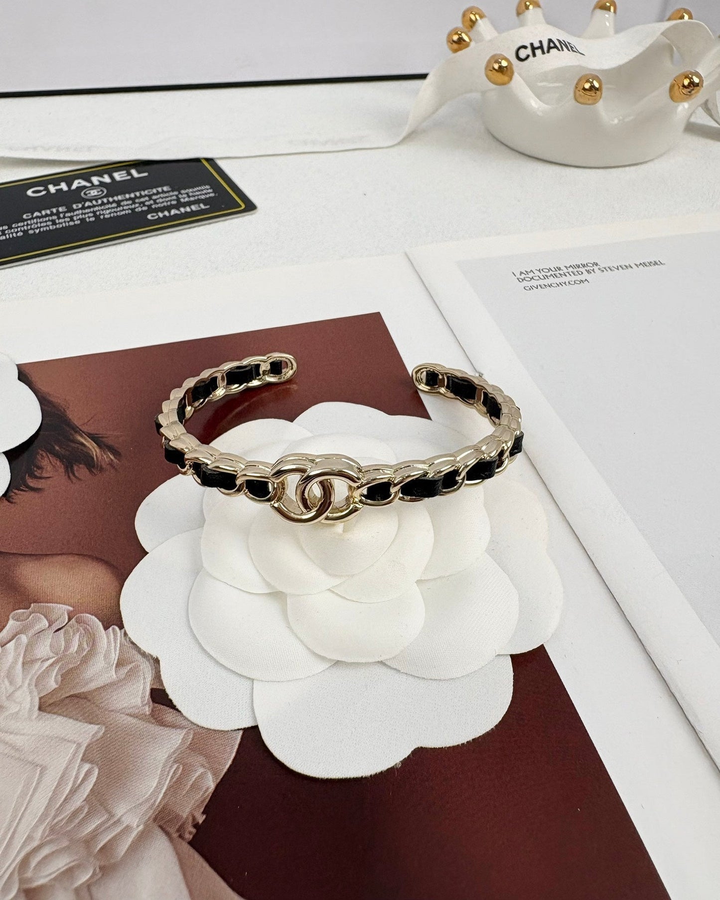 [Vintora]Double C Open Bangle