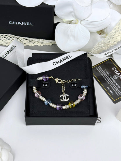 [Vintora]Colorful Transparent Resin Bracelet