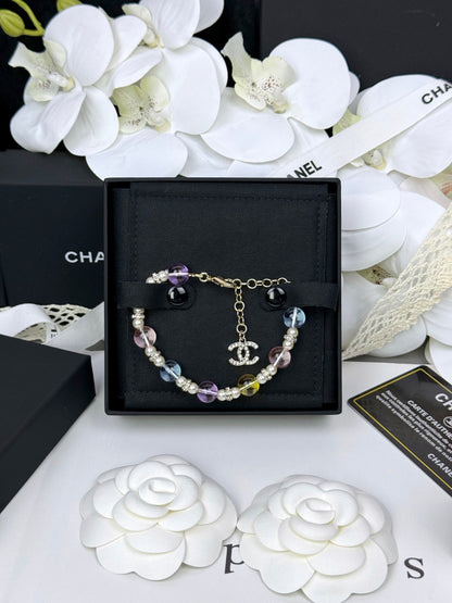 [Vintora]Colorful Transparent Resin Bracelet