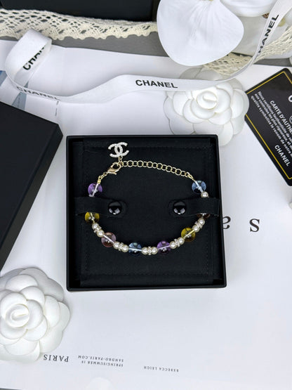 [Vintora]Colorful Transparent Resin Bracelet