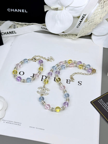 [Vintora]Colorful Transparent Resin Bracelet