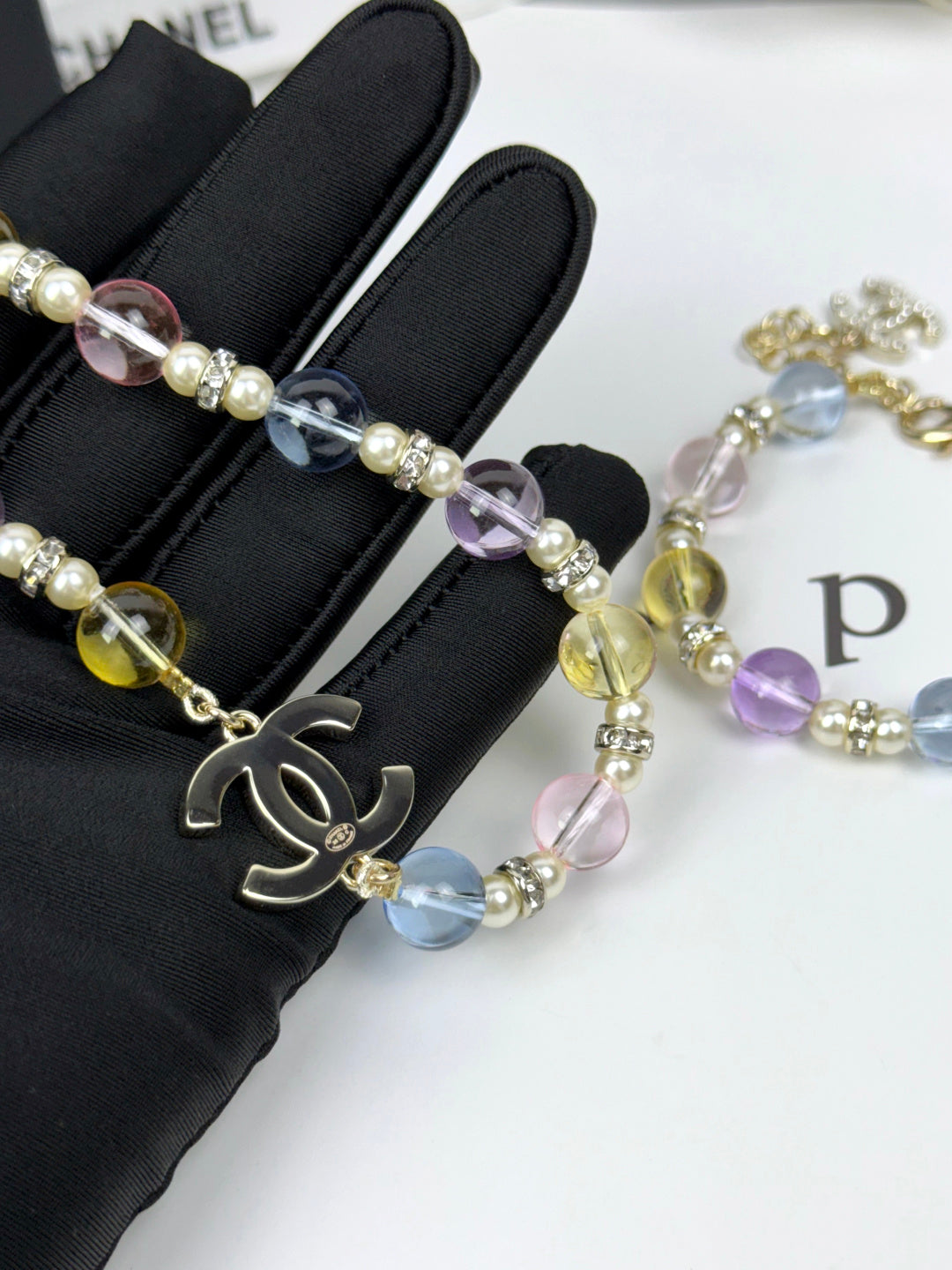 [Vintora]26C New Spring Collection Colorful Transparent Resin Necklace