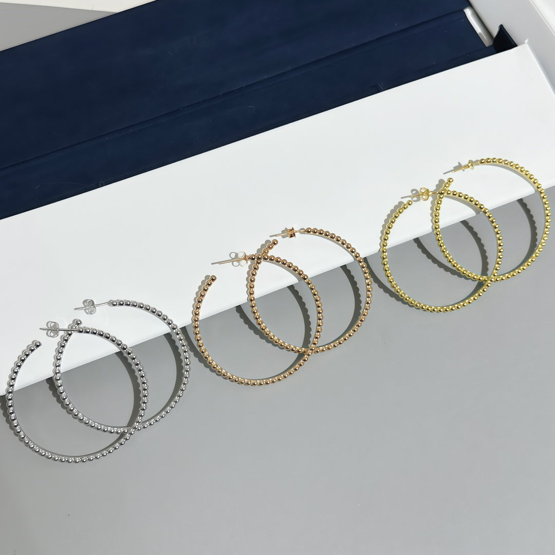 [Vintora]SMOOTH BEAD STUD EARRINGS