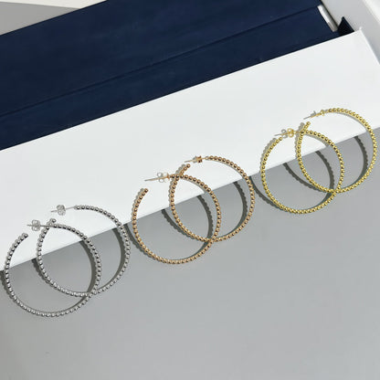[Vintora]SMOOTH BEAD STUD EARRINGS