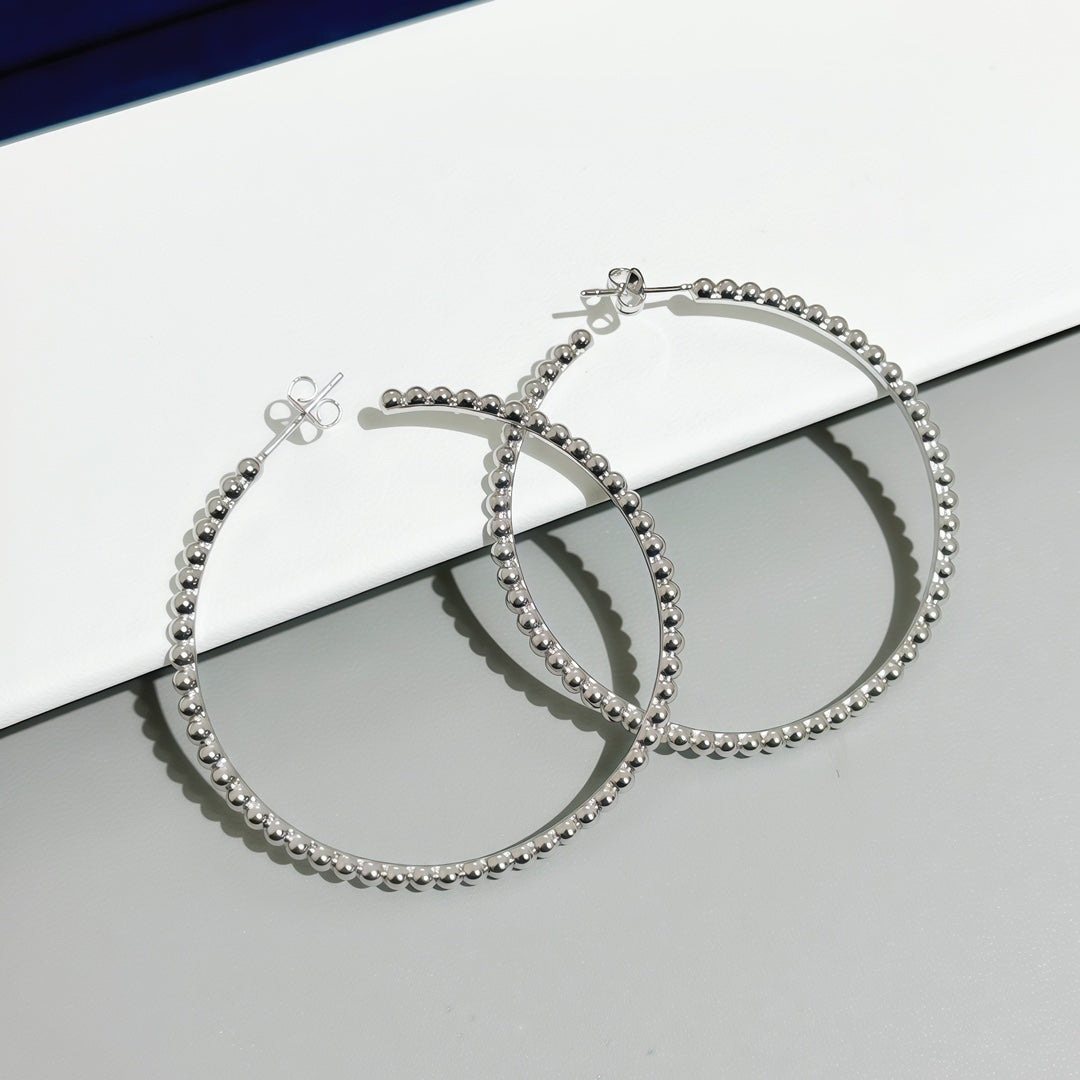 [Vintora]SMOOTH BEAD STUD EARRINGS