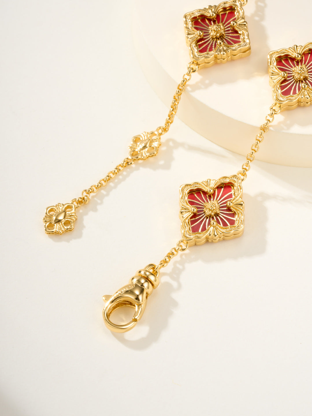 [Vintora]B.C.L ENAMELED Five-Flower Bracelet£¨Various Colors)