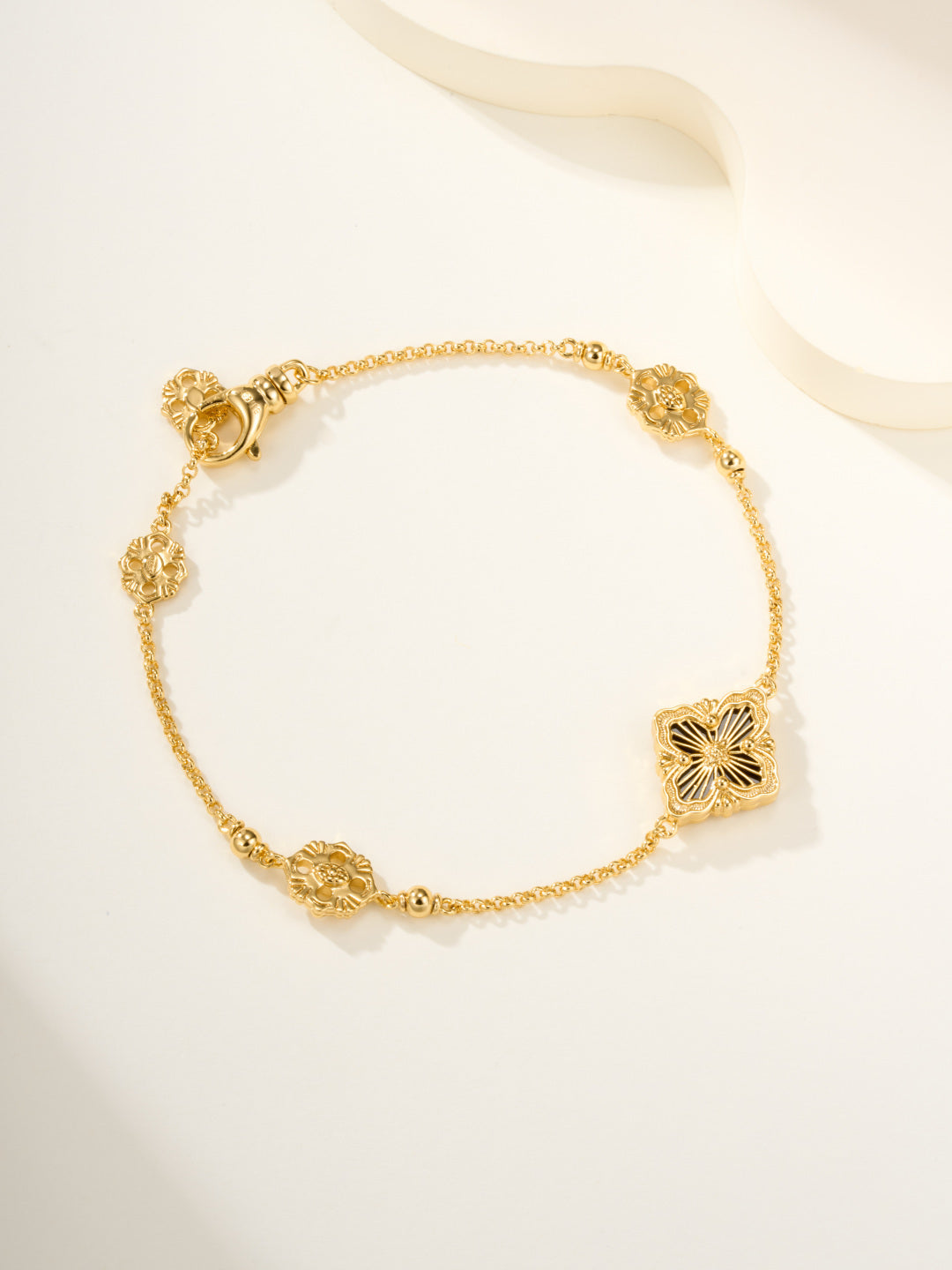 [Vintora]B.C.L ENAMELED One-Flower Bracelet£¨Various Colors)