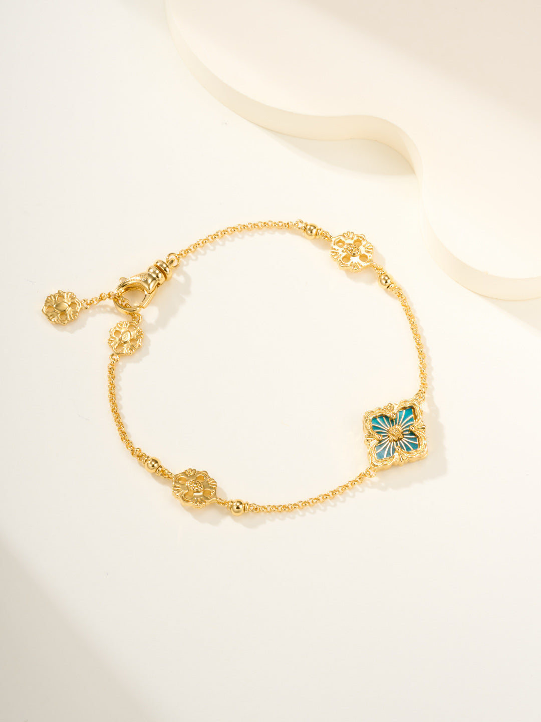 [Vintora]B.C.L ENAMELED One-Flower Bracelet£¨Various Colors)