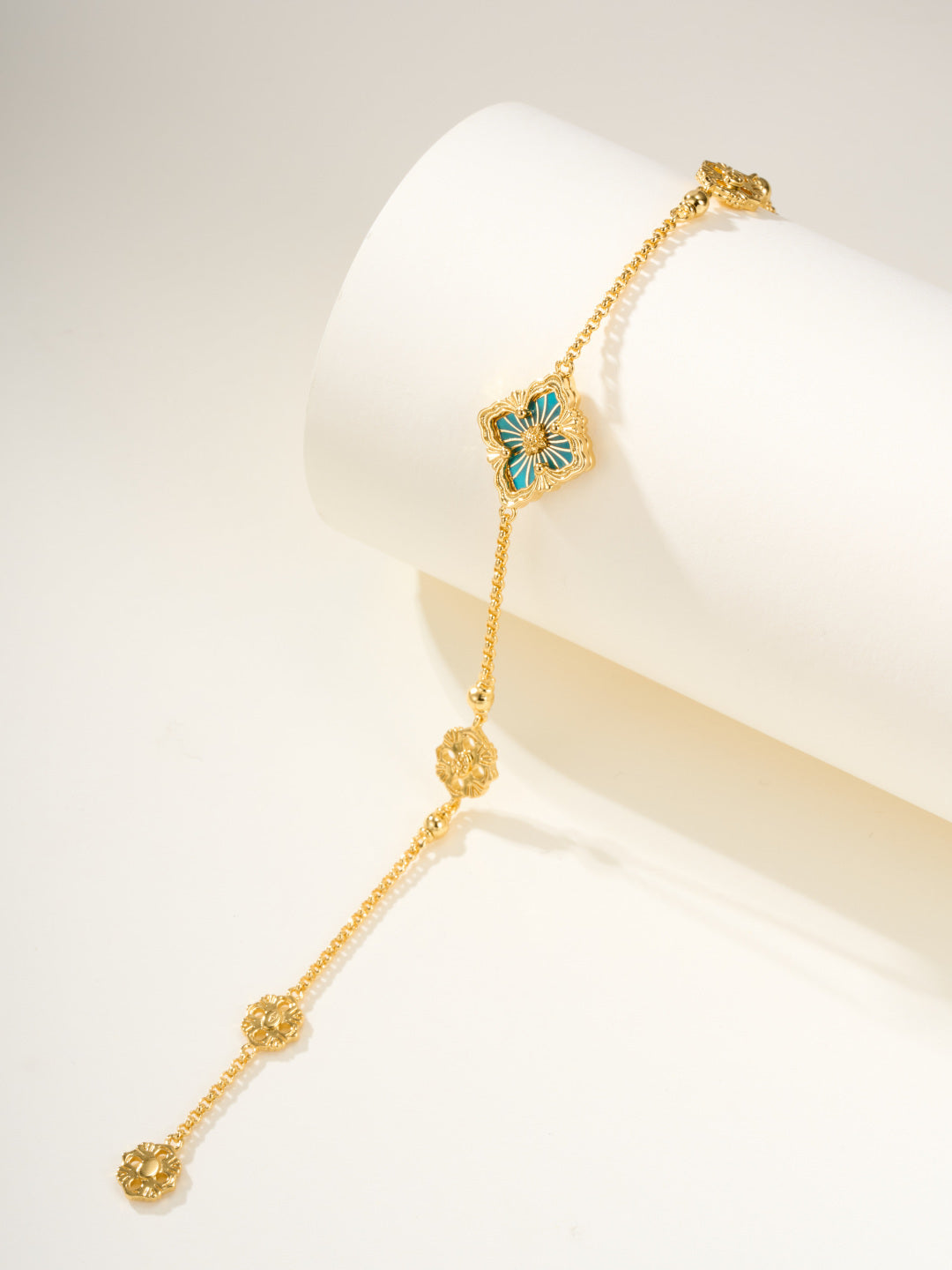 [Vintora]B.C.L ENAMELED One-Flower Bracelet£¨Various Colors)