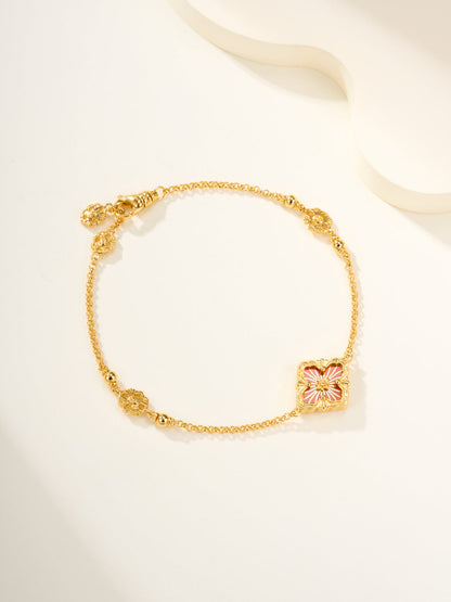 [Vintora]B.C.L ENAMELED One-Flower Bracelet£¨Various Colors)
