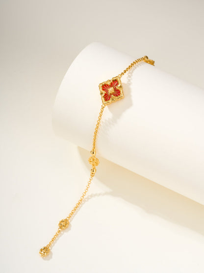 [Vintora]B.C.L ENAMELED One-Flower Bracelet£¨Various Colors)