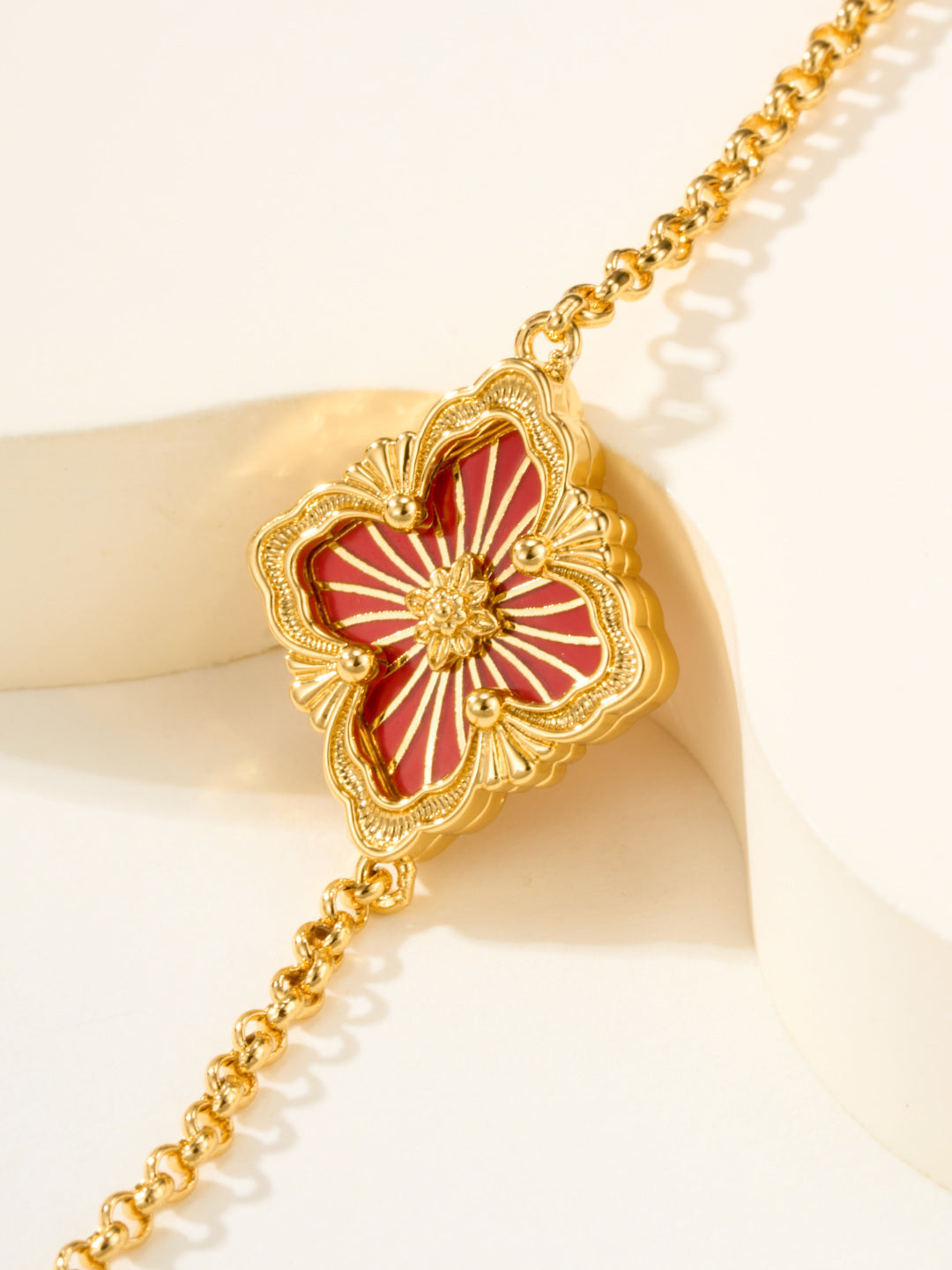 [Vintora]B.C.L ENAMELED One-Flower Bracelet£¨Various Colors)