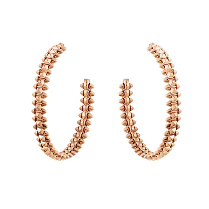 [Vintora]CLASH LARGE HOOP EARRINGS