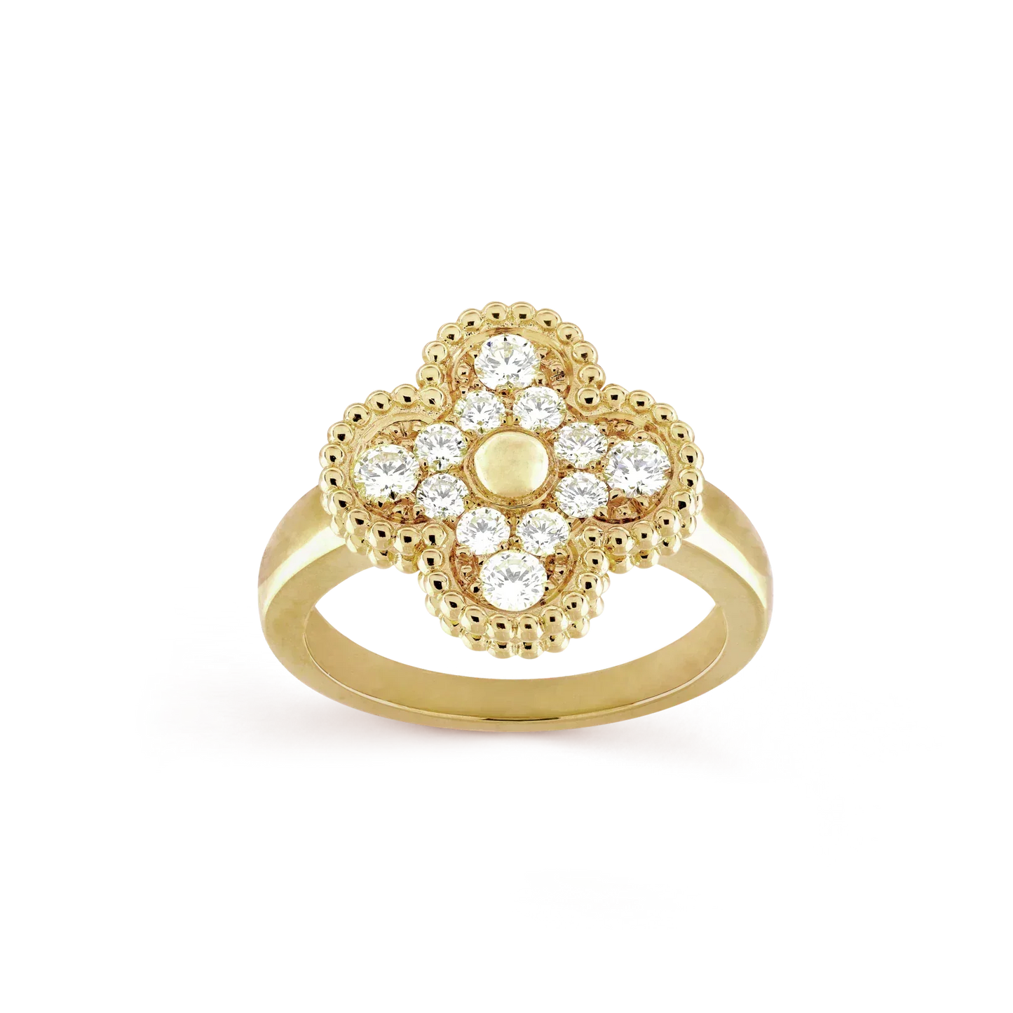 [Vintora]CLOVER DIAMOND RING