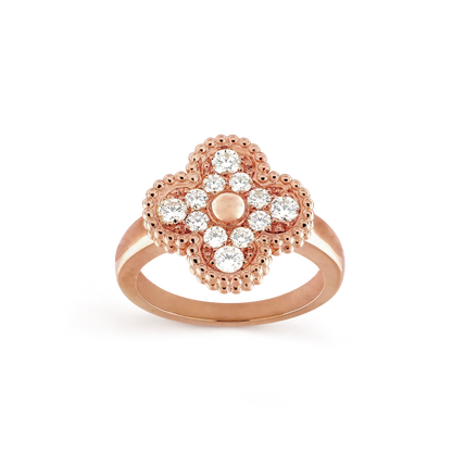[Vintora]CLOVER DIAMOND RING