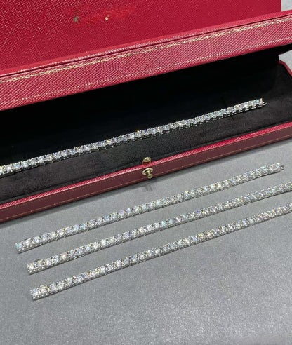 [Vintora jewelrys]TENNIS BRACELET WITH FULL DIAMOND SETTING
