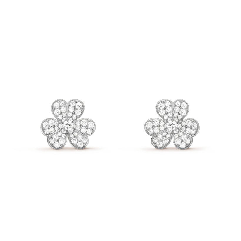 [Vintora]CLOVER COMOS DIAMOND EARRINGS SILVER