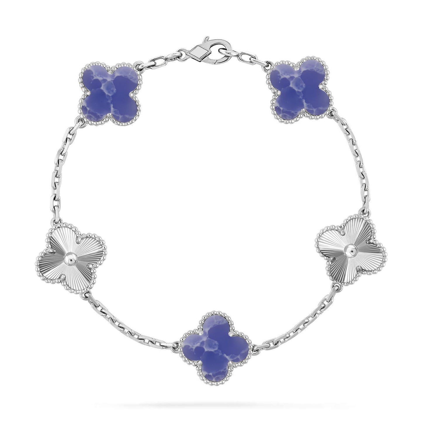 [Vintora]CLOVER 5 MOTIF BLUE VEINS BRACELET COLLECTION
