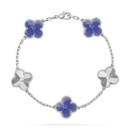 [Vintora]CLOVER 5 MOTIF BLUE VEINS BRACELET COLLECTION