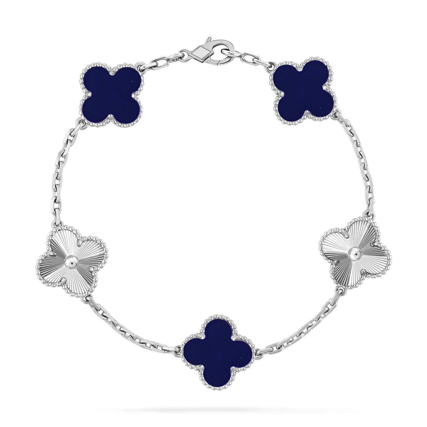 [Vintora]CLOVER 5 MOTIF LAPIS LAZULI BRACELET COLLECTION