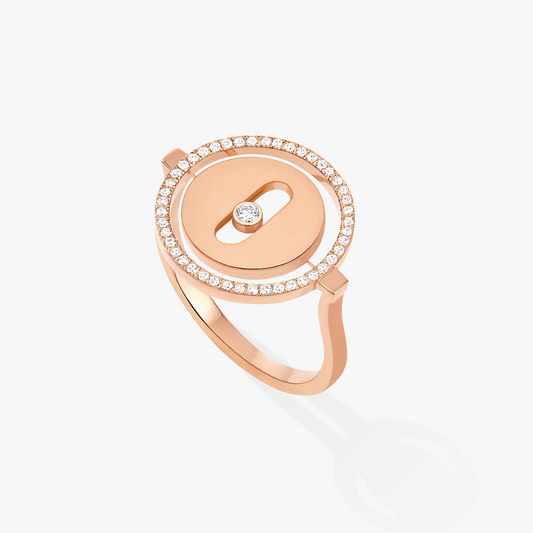 [Vintora]Demo MOVE PINK GOLD DIAMOND RING