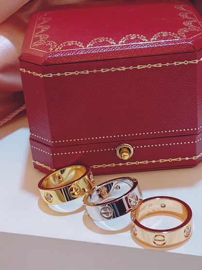 [Vintora]Three-Diamond Ring