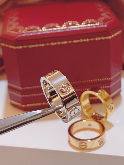 [Vintora]Three-Diamond Ring
