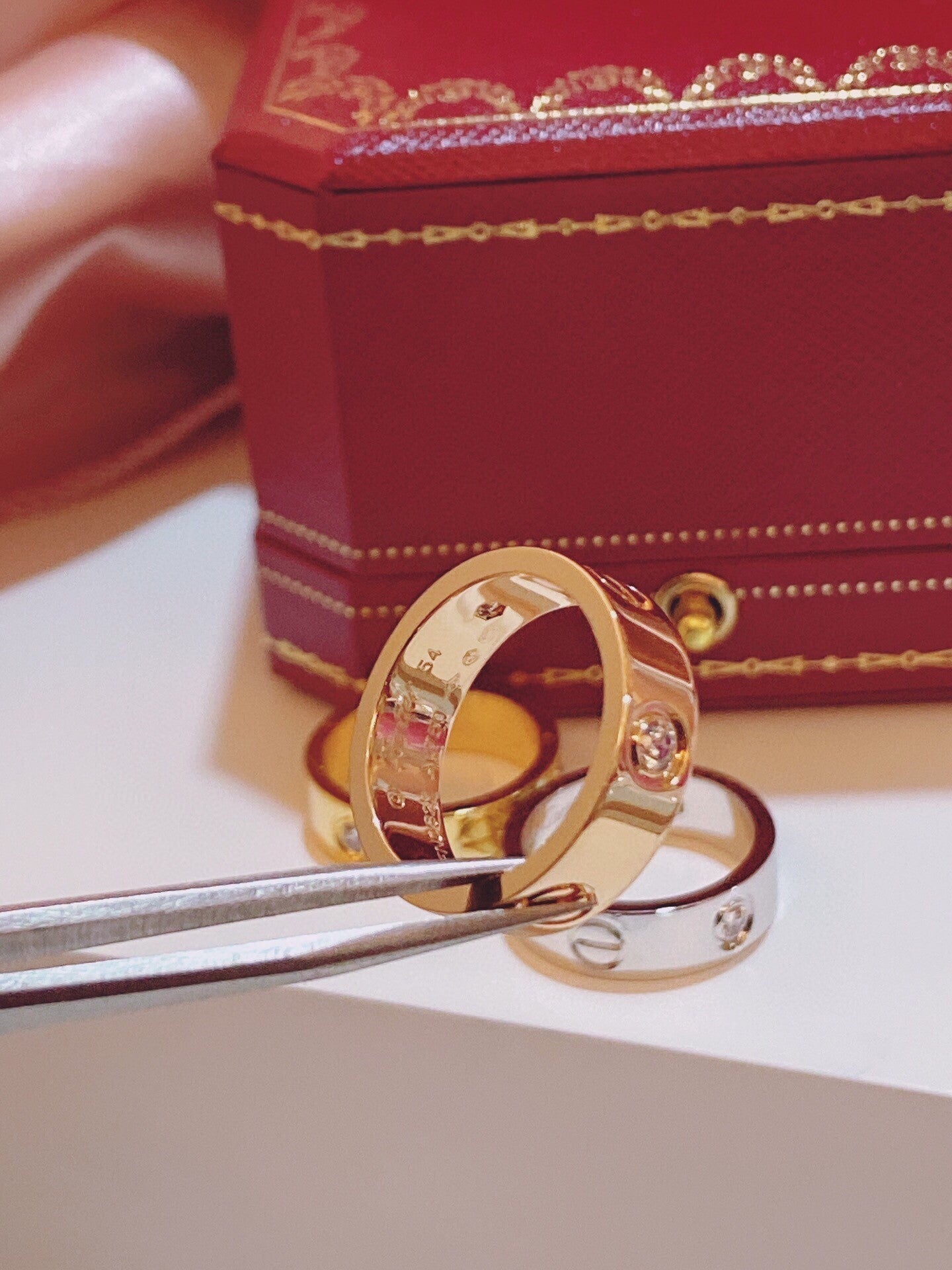 [Vintora]Three-Diamond Ring