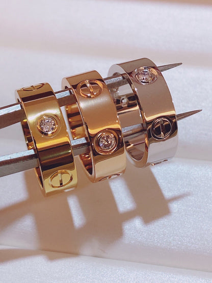 [Vintora]Three-Diamond Ring