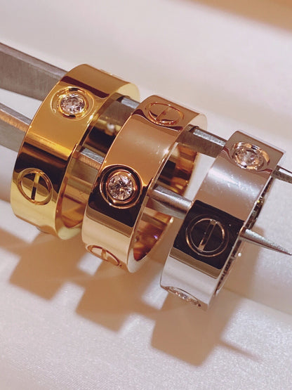 [Vintora]Three-Diamond Ring