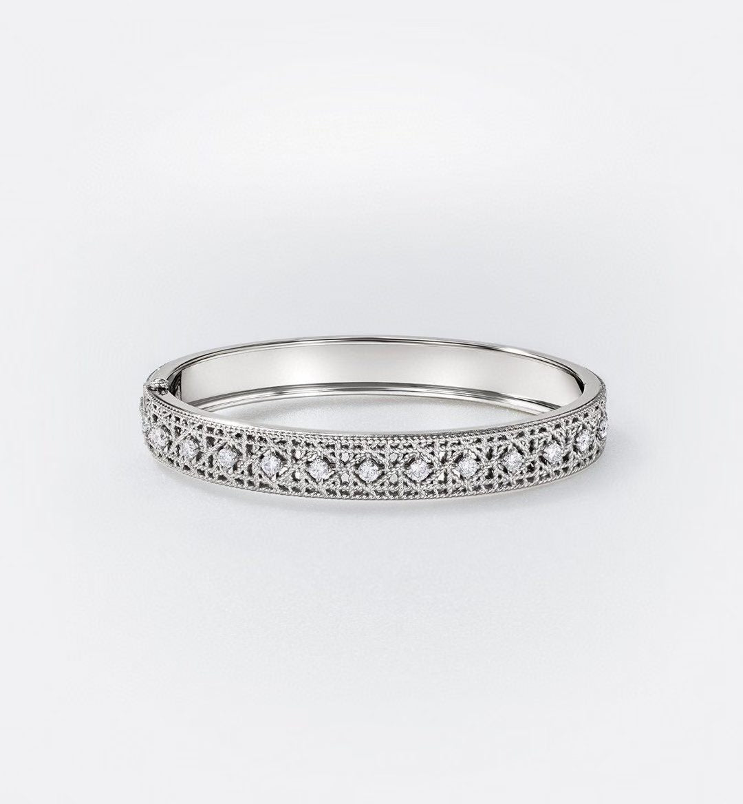 [?Vintora]2026 WOVEN-PATTERN BRACELET SET WITH FULL DIAMOND INLAY THREE-COLORS