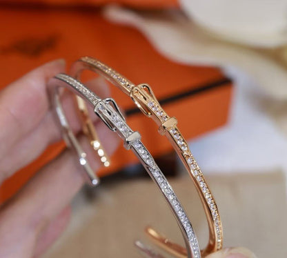 [?Vintora]DIAMOND-ENCRUSTED BRACELET THREE COLORS