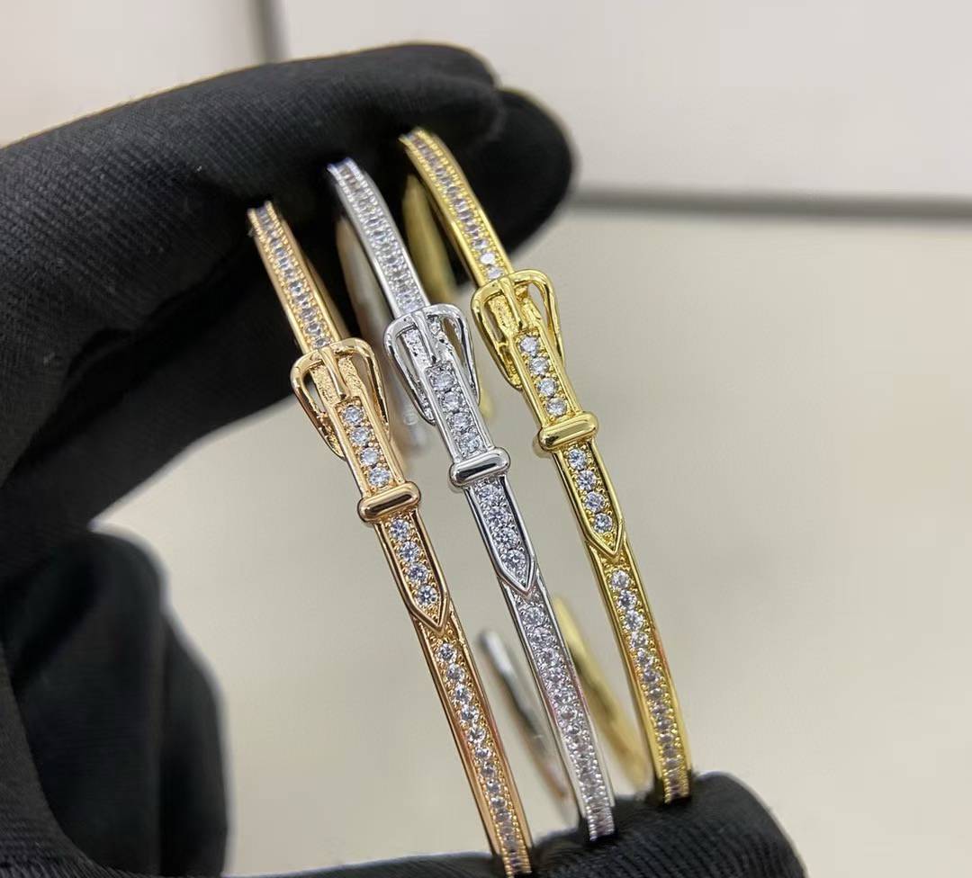 [?Vintora]DIAMOND-ENCRUSTED BRACELET THREE COLORS