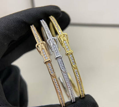 [?Vintora]DIAMOND-ENCRUSTED BRACELET THREE COLORS