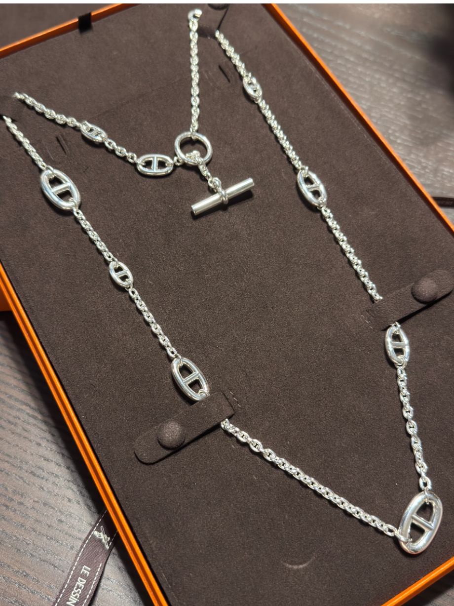 [Vintora]Classic Silver Sweater Chain